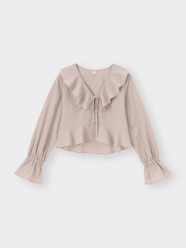 ラッフルボレロブラウス