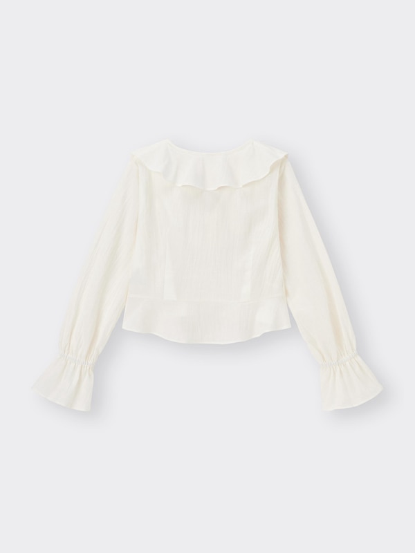 ラッフルボレロブラウス