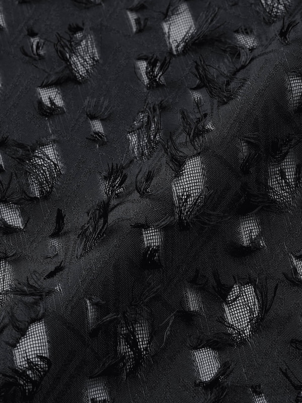 カットジャカードブラウス(5分袖)Z+E