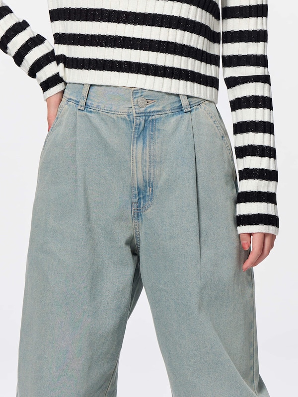 GIRLSバレルレッグジーンズJR