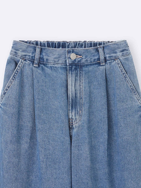 GIRLSバレルレッグジーンズJR