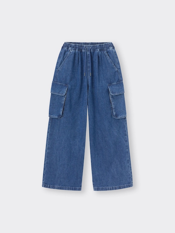 GIRLSカーゴプルオンワイドパンツJR