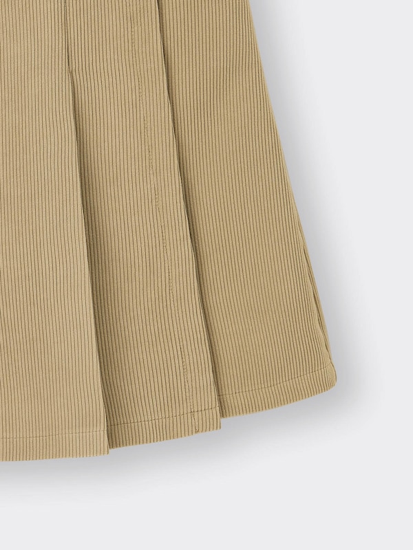 GIRLSコーデュロイプリーツミニスコートJR