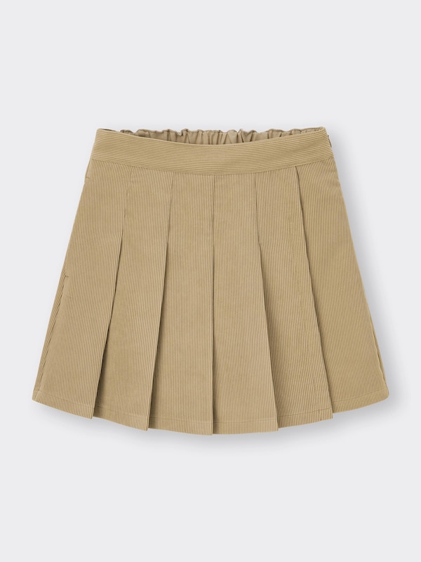 GIRLSコーデュロイプリーツミニスコートJR