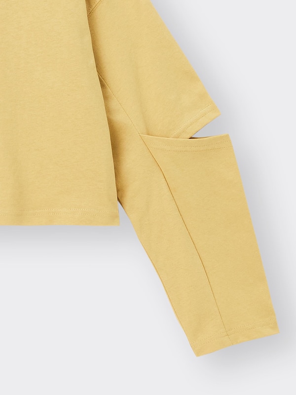 GIRLSカットアウトT(長袖)JR