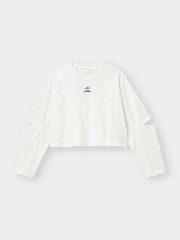 GIRLSカットアウトT(長袖)JR