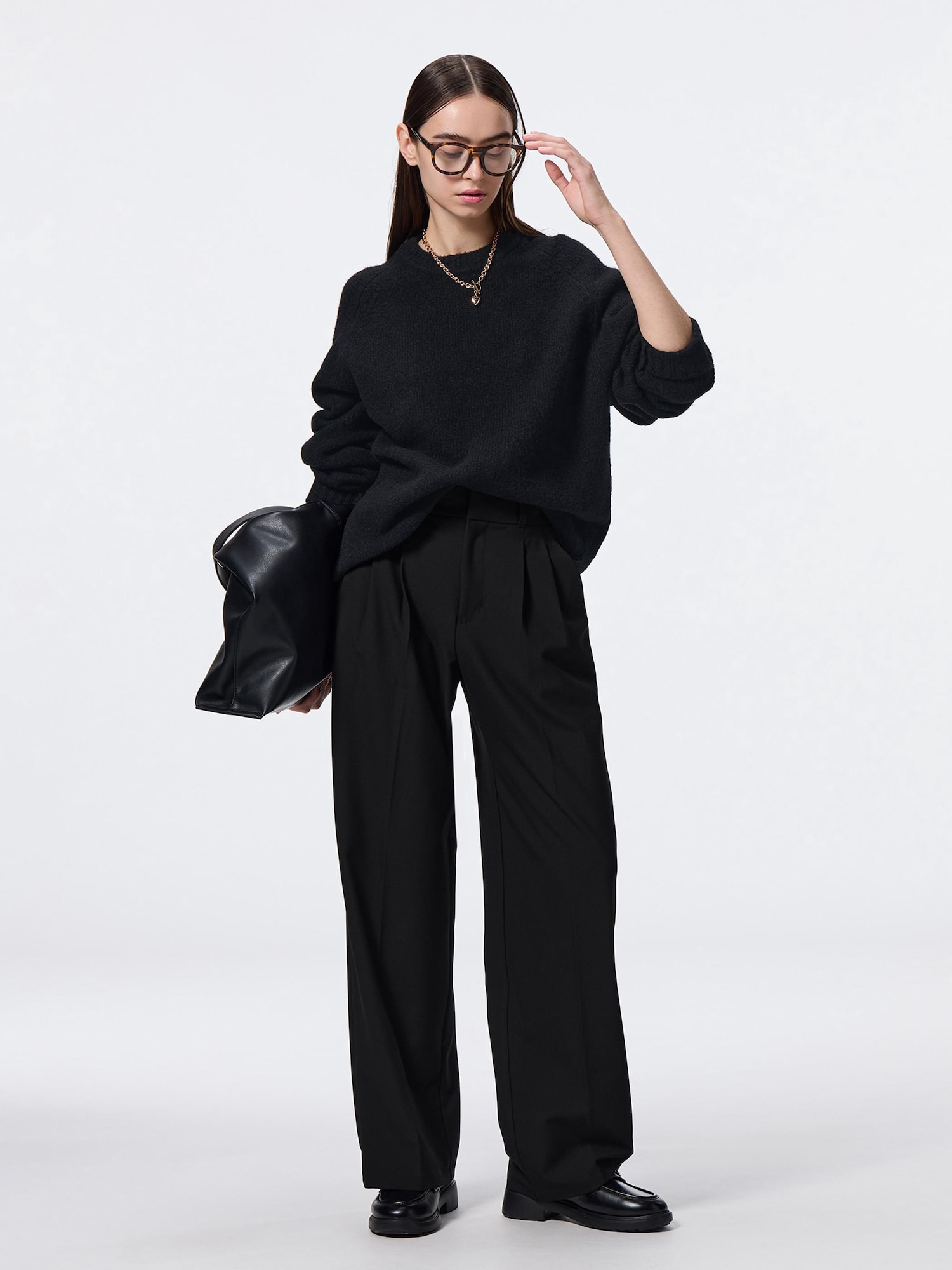 女裝網路獨家-打褶寬褲(褲長稍長80cm)+EC | UQ 搜尋 女裝網路獨家-打褶寬褲(褲長稍長80cm)+EC | UQ 搜尋