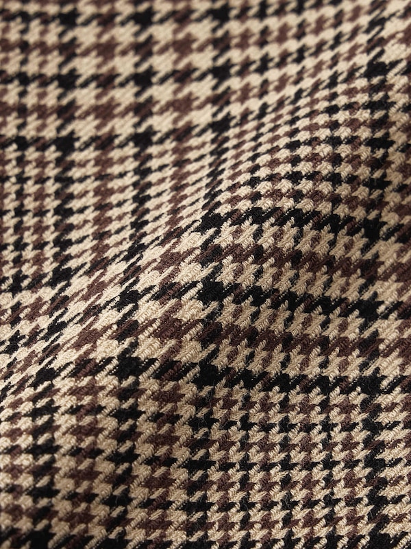 タックワイドパンツ(チェック)+EC(丈長め80.0cm)