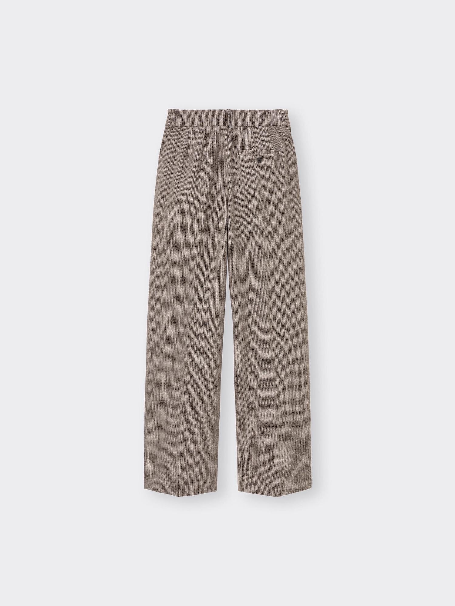 【極美品】 GUCCI ワイドパンツ インターロッキングG ヘリンボーン 44 極美品】 GUCCI ワイドパンツ インターロッキングG ヘリンボーン 44
