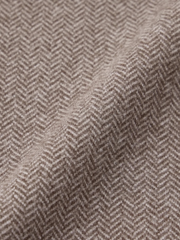 ヘリンボーンタックワイドパンツ+EC(丈長め80.0cm)