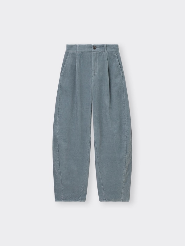 コーデュロイバレルレッグパンツ+EC(丈長め81.0cm)(セットアップ可能)