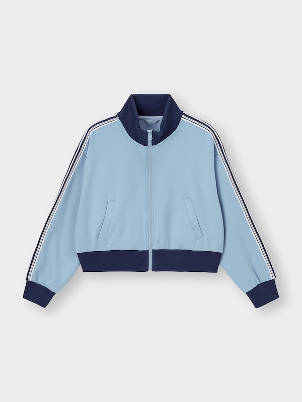 GIRLSクロップドトラックジャケットJR