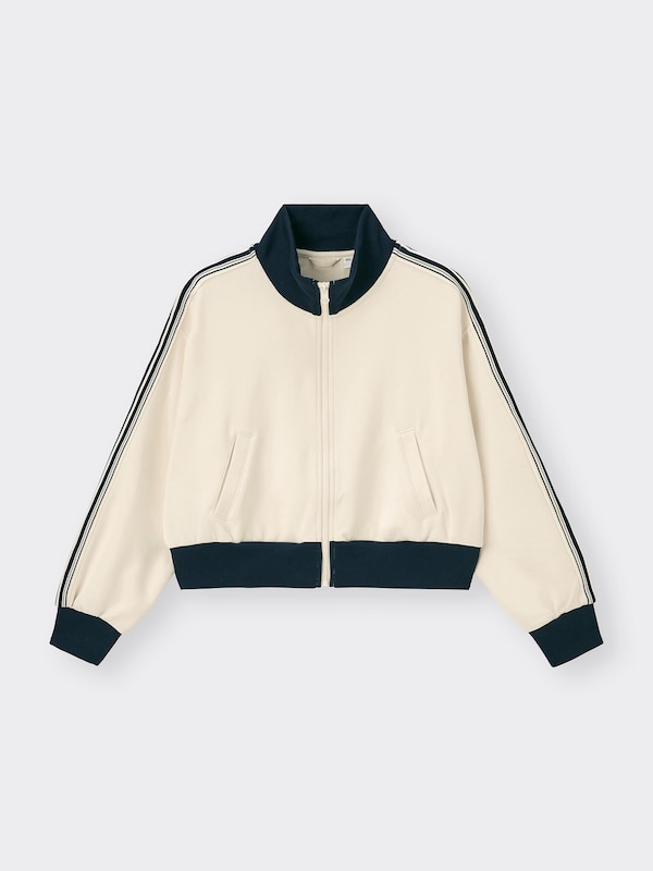 GIRLSクロップドトラックジャケットJR