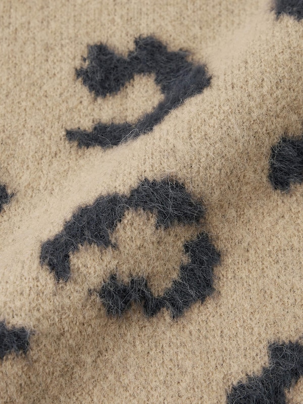 GIRLSオーバーサイズカーディガン(レオパード)JR