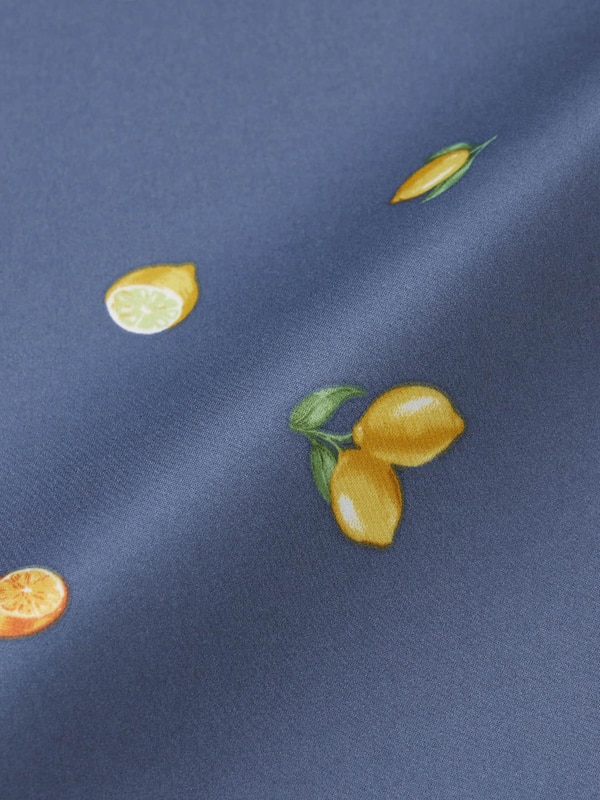 サテンパジャマ(長袖&ロングパンツ)(ミックスフルーツ)