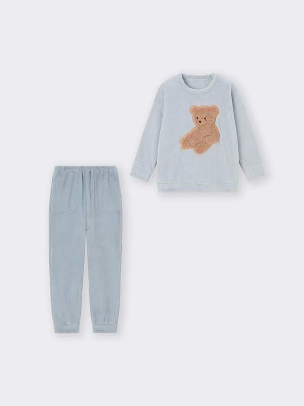 マシュマロフィールクルーネックセット(長袖)(くま)