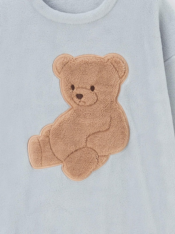 マシュマロフィールクルーネックセット(長袖)(くま)