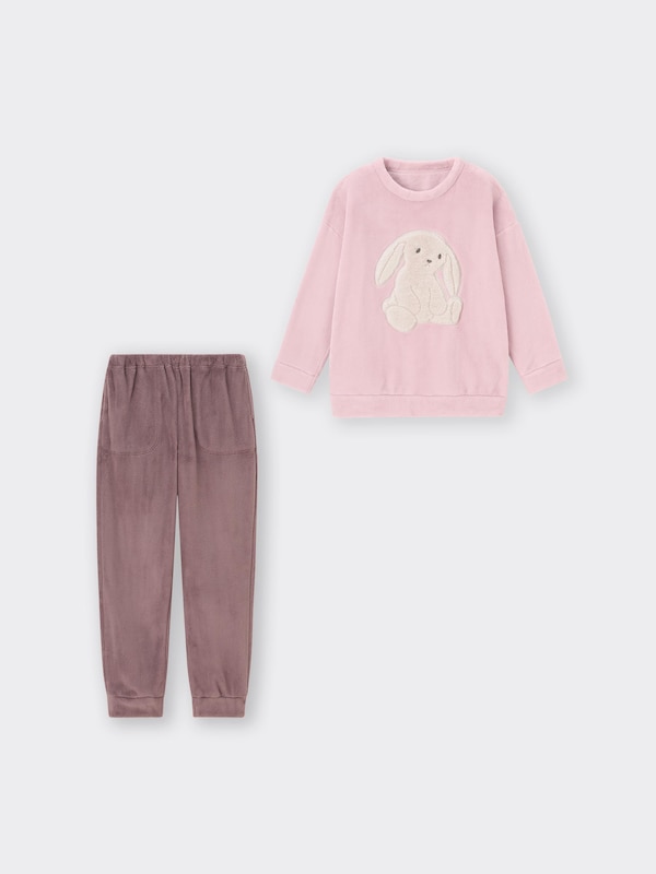 マシュマロフィールクルーネックセット(長袖)(うさぎ)