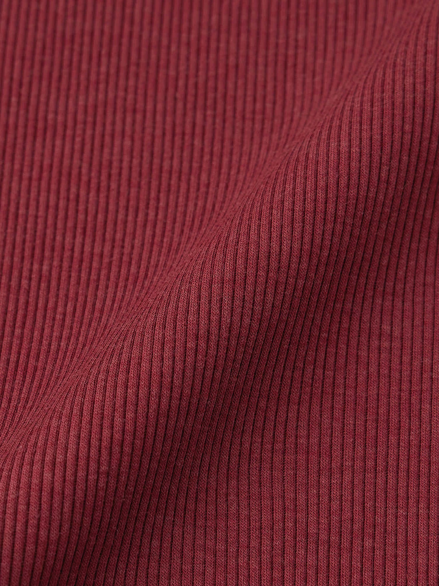 GU公式 | ストレッチリブクロップドT(12分袖)(ウォーム)
