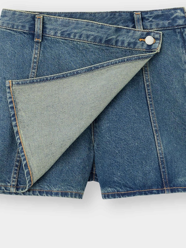 デニムラップスコート