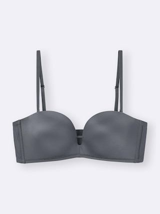 ストラップレスブラ+E(セットアップ可能) 【レディース】 【インナー・下着】【GU公式/ジーユー】 【DARK GRAY】 ストラップレスブラ+E(セットアップ可能) 【レディース】 【インナー・下着】【GU公式/ジーユー】 【DARK GRAY】