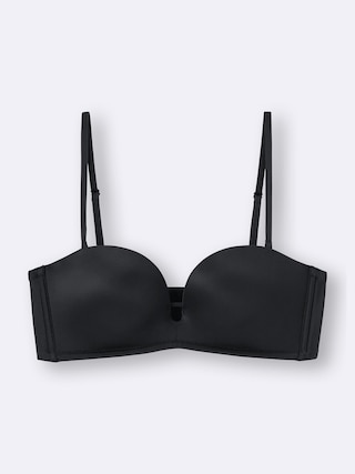 ストラップレスブラ+E(セットアップ可能) 【レディース】 【インナー・下着】【GU公式/ジーユー】 【BLACK】 ストラップレスブラ+E(セットアップ可能) 【レディース】 【インナー・下着】【GU公式/ジーユー】 【BLACK】
