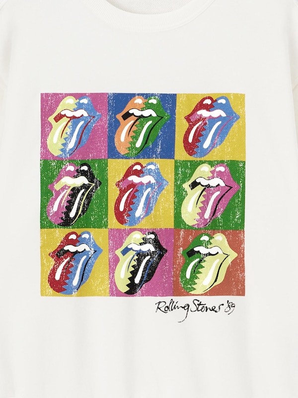 ウォッシュドスウェットプルオーバー The Rolling Stones