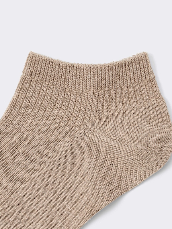 リブカラーショートソックス3P