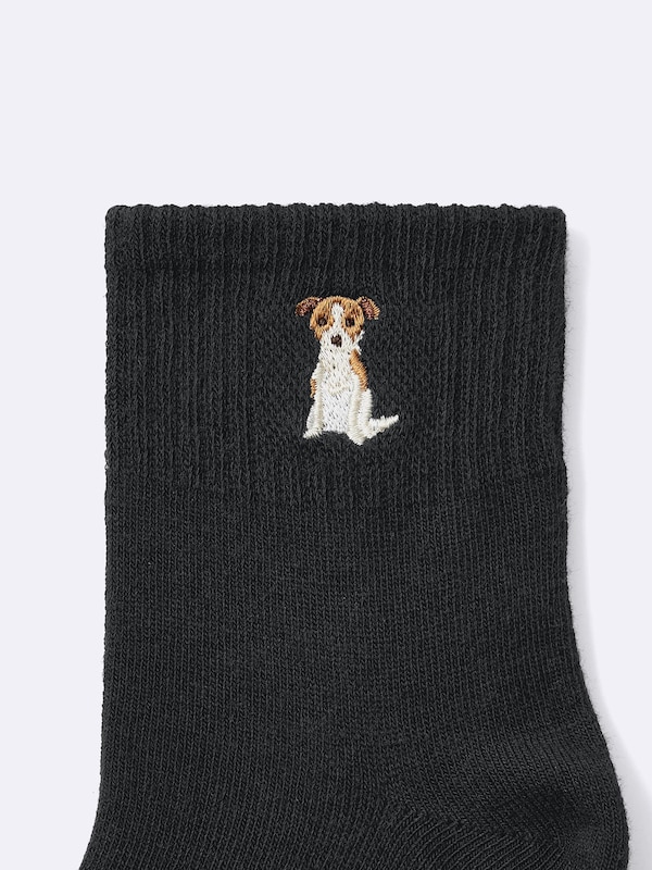 アンクルソックス(刺繍)