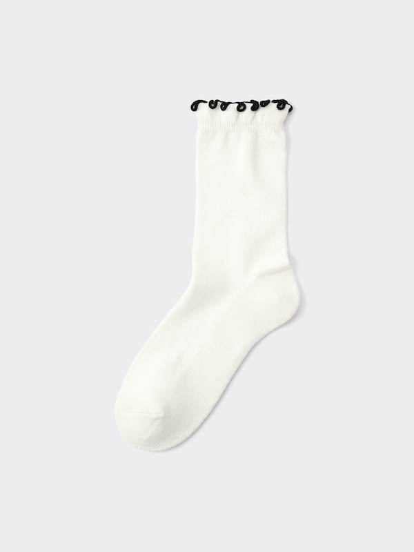 スタイルヒートパイルメロークルーソックス