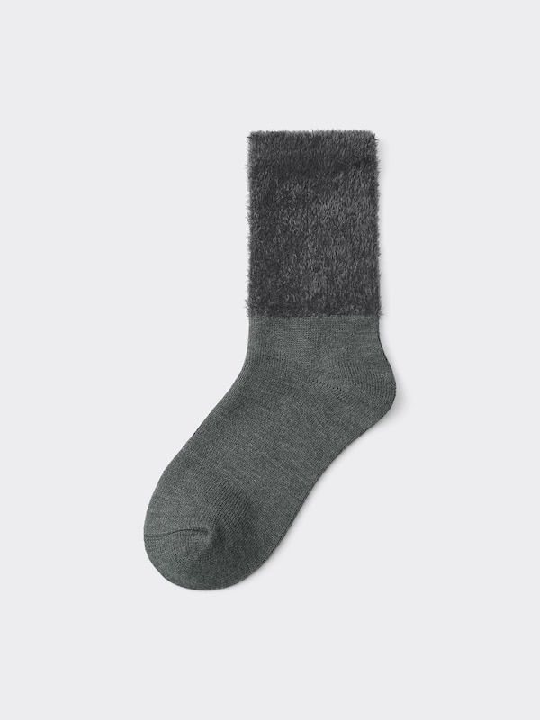 スタイルヒートブロッキングクルーソックス