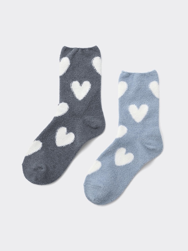 ルームソッ クス2P(ハート)