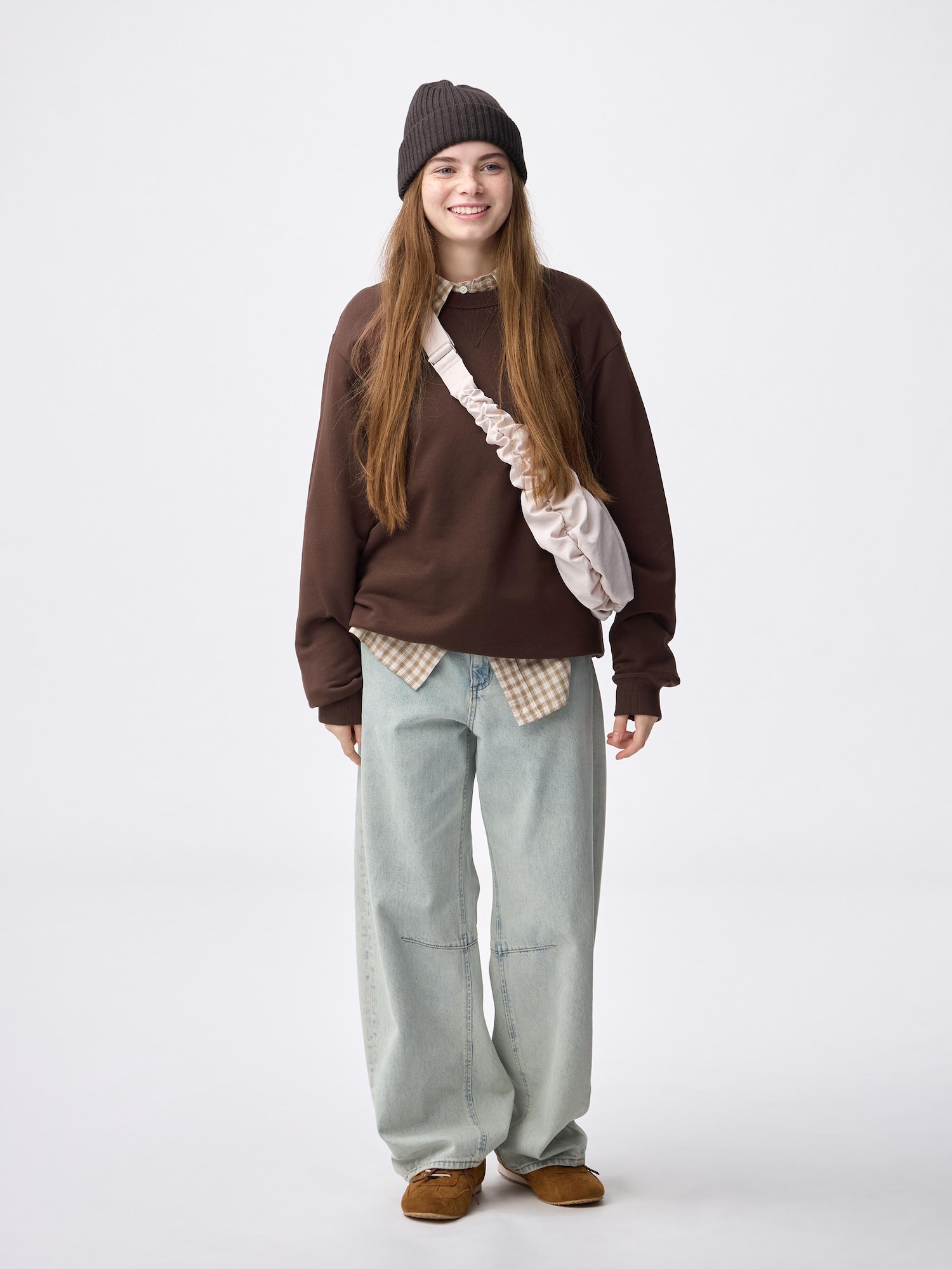 GU公式 | バレルレッグジーンズ(丈標準71.0～75.0cm)(セットアップ可能