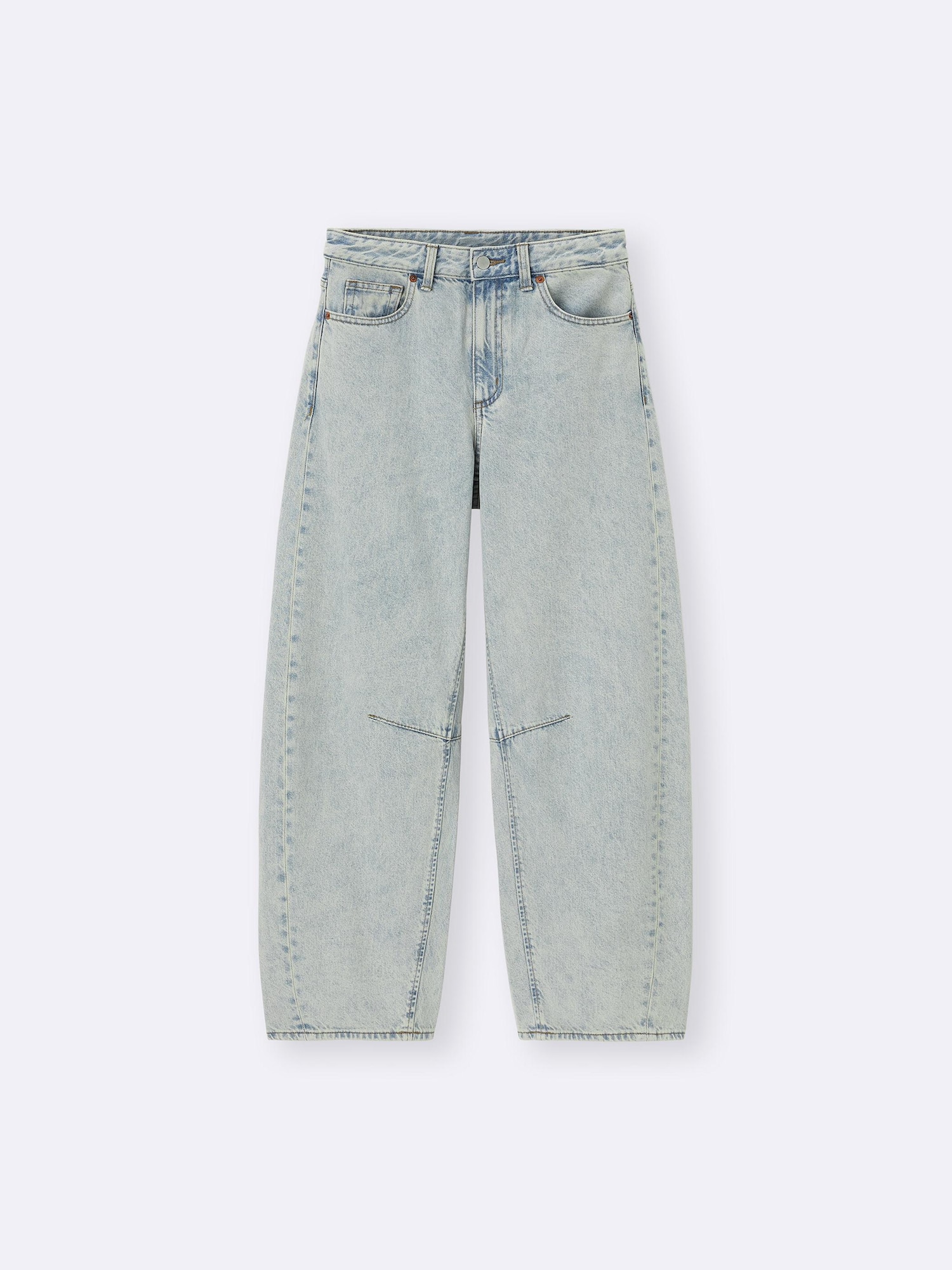 GU公式 | バレルレッグジーンズ(丈標準71.0～75.0cm)(セットアップ可能
