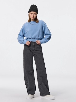 バレルレッグジーンズA+EC(丈長め81.0cm)(セットアップ可能) 【レディース】 【パンツ】【GU公式/ジーユー】 【DARK GRAY】 バレルレッグジーンズA+EC(丈長め81.0cm)(セットアップ可能) 【レディース】 【パンツ】【GU公式/ジーユー】 【DARK GRAY】