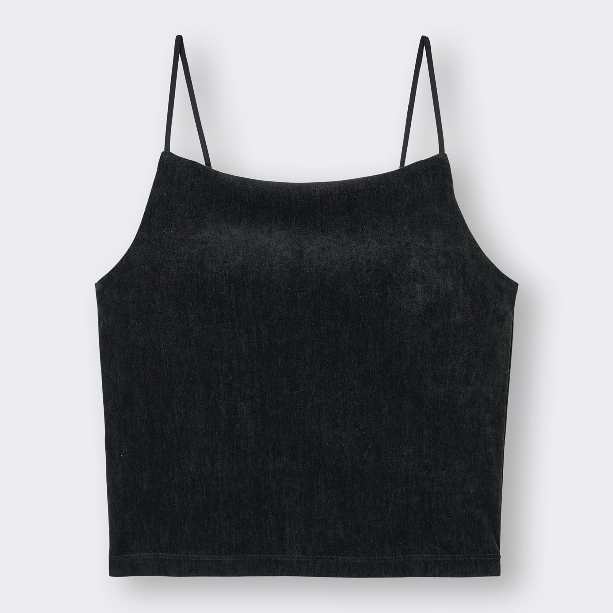 【OUT BRA】細肩帶U領帶罩背心