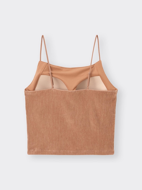 ブラフィールベロアクロップドキャミソール