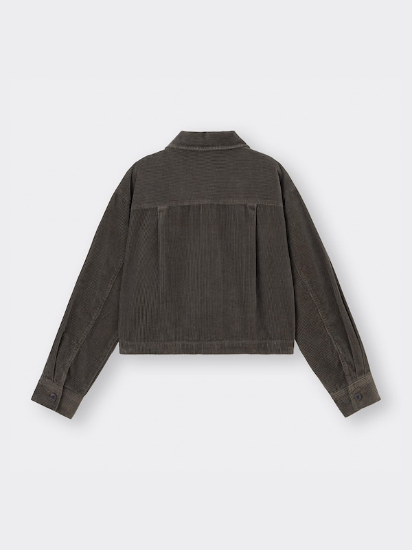 コーデュロイショートシャツ(セットアップ可能)