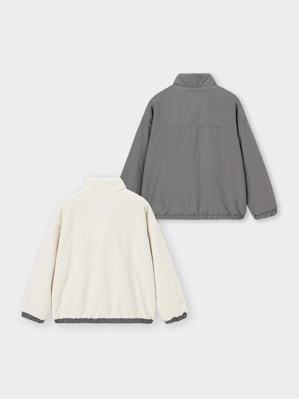 KIDS(男女兼用)フリースリバーシブルブルゾン