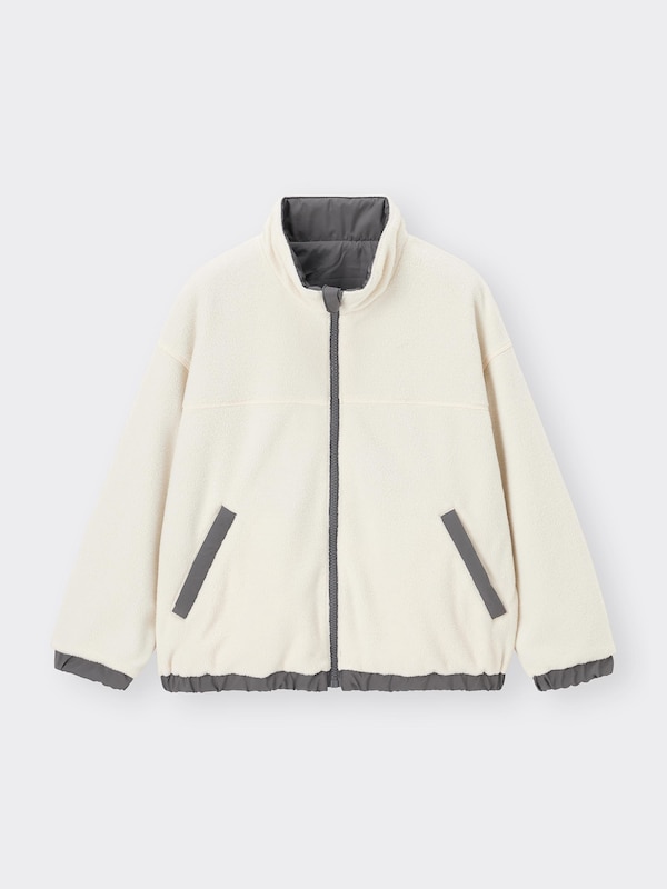 KIDS(男女兼用)フリースリバーシブルブルゾン