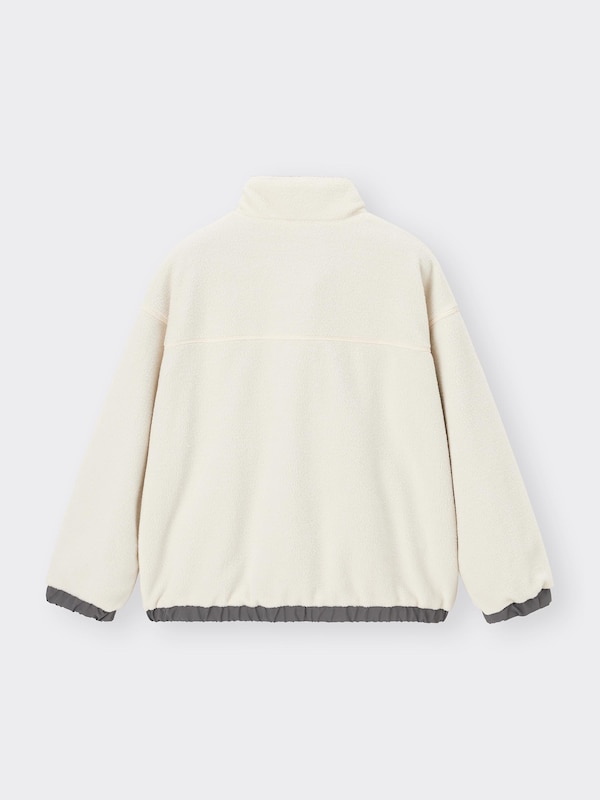 KIDS(男女兼用)フリースリバーシブルブルゾン