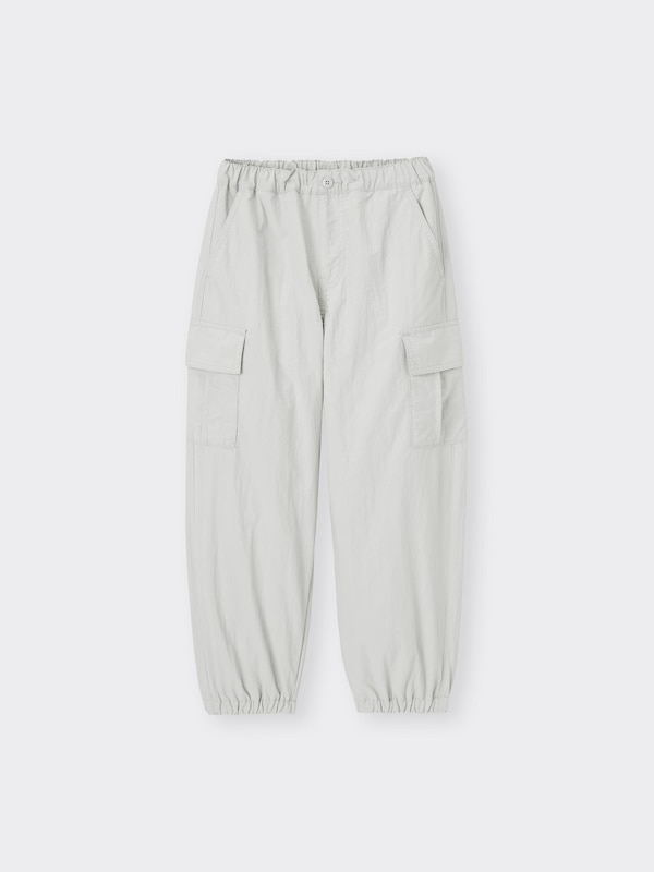 KIDS(男女兼用)裏フリースワイドカーゴジョガーパンツ