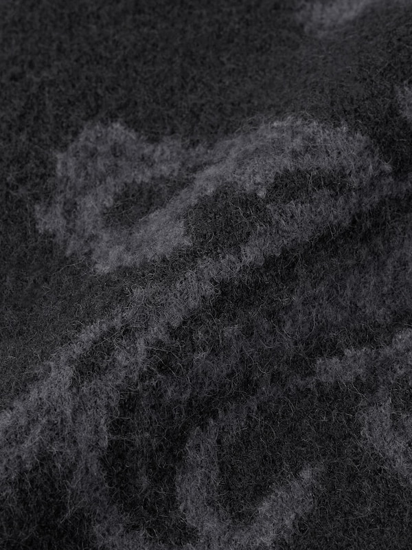 ブラッシーニットVネックカーディガン(ペイズリー)