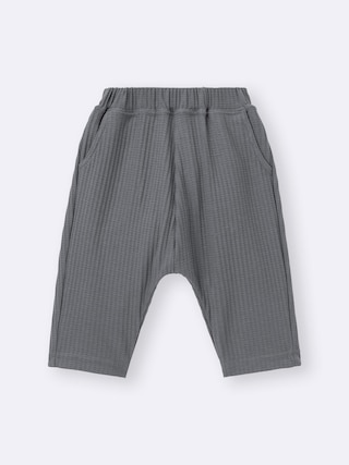 BABY(TODDLER)ドライサマナルパンツ(7分丈)(ワッフル)+E 【KIDS・TEEN】 【BABY(ベビー)】【GU公式/ジーユー】 【DARK GRAY】 BABY(TODDLER)ドライサマナルパンツ(7分丈)(ワッフル)+E 【KIDS・TEEN】 【BABY(ベビー)】【GU公式/ジーユー】 【DARK GRAY】