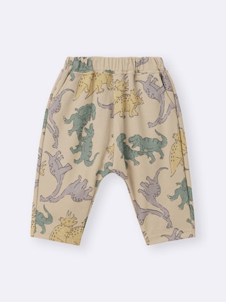 BABY(TODDLER)ドライサマナルパンツ(7分丈)(ダイナソー)+E 【KIDS・TEEN】 【BABY(ベビー)】【GU公式/ジーユー】 【BEIGE】 BABY(TODDLER)ドライサマナルパンツ(7分丈)(ダイナソー)+E 【KIDS・TEEN】 【BABY(ベビー)】【GU公式/ジーユー】 【BEIGE】