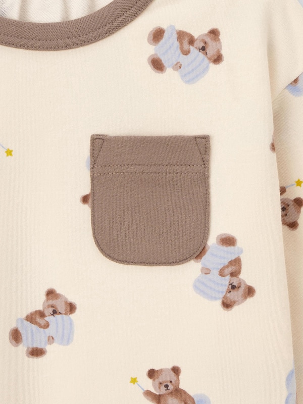 BABY(TODDLER)カンタンパジャマ(長袖&ロングパンツ)+E