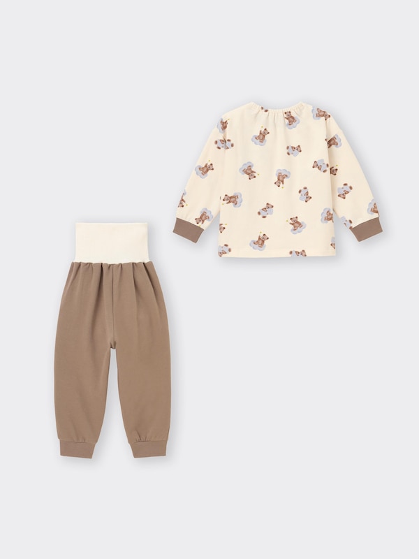BABY(TODDLER)カンタンパジャマ(長袖&ロングパンツ)+E