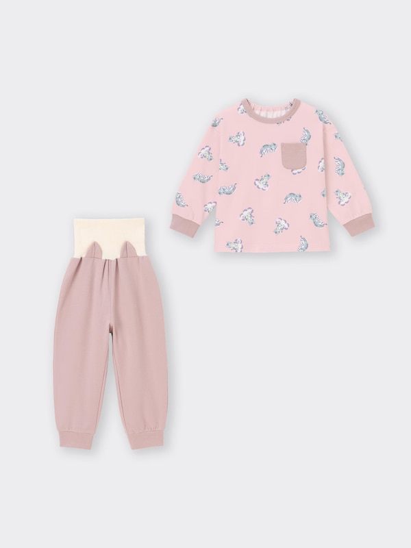 BABY(TODDLER)カンタンパジャマ(長袖&ロングパンツ)+E