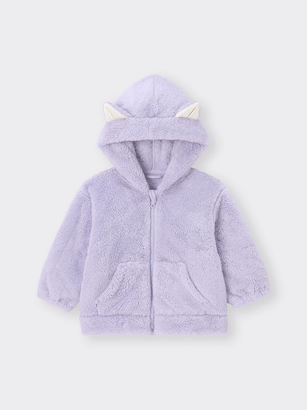 BABY(TODDLER)フリース耳付きフルジップパーカ