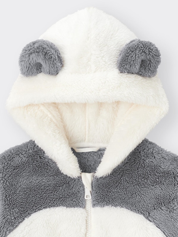 BABY(TODDLER)フリース耳付きフルジップパーカ